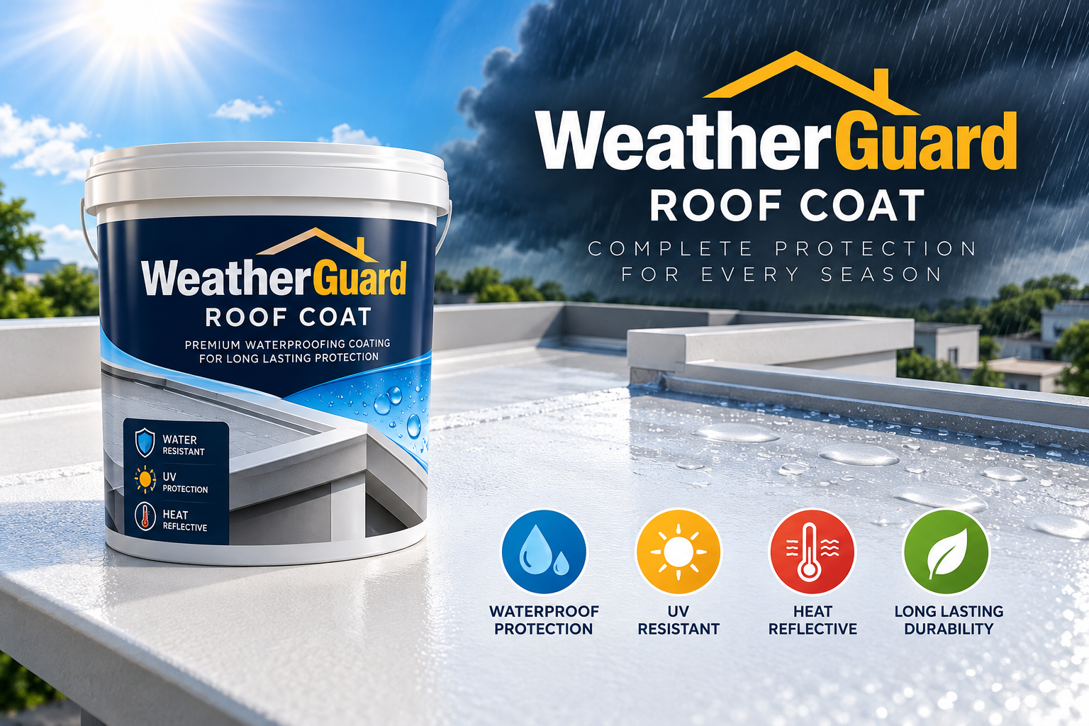 WeatherGuard Roof Coat 20 L Terracotta